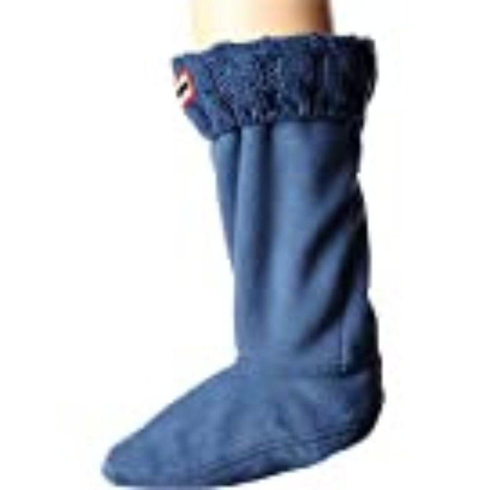 Hunter Navy Blue Kids Boot Socks